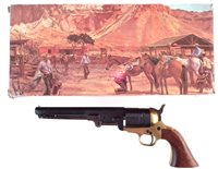 Lot 163 - Pietta Western Navy 1851 9mm blank fire revolver