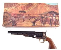 Lot 165 - Pietta Western Army boxed 1860 9mm blank fire revolver