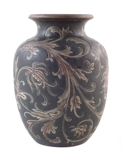 Lot 214 - Martin Brothers vase.
