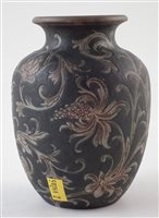 Lot 214 - Martin Brothers vase.
