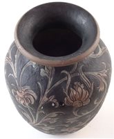 Lot 214 - Martin Brothers vase.