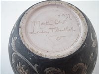 Lot 214 - Martin Brothers vase.