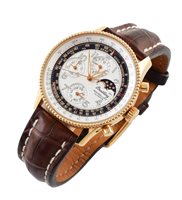 Lot 109 - Gent's moon face Breitling wristwatch.