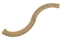 Lot 405 - 9ct yellow gold ladie's bracelet