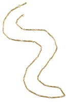 Lot 370 - 9ct yellow gold Albert chain