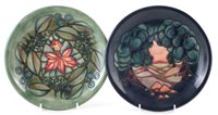 Lot 254 - Two Moorcroft plates.