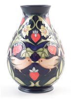 Lot 244 - Moorcroft Strawberry Thief vase