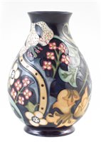 Lot 221 - Moorcroft Golden Lily vase