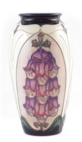 Lot 304 - Moorcroft Foxglove vase