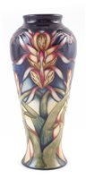 Lot 235 - Moorcroft Lizard Orchid vase