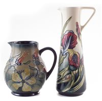 Lot 220 - Moorcroft ewer and a jug