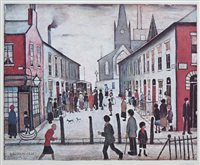 Lot 470 - After L.S. Lowry, "Fever Van", signed limited edition print.