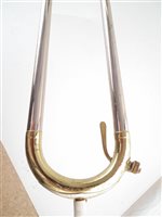Lot 138 - King 2B Silverstone trombone with case