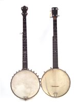 Lot 20 - Windsor Popular five string banjo and Downsouth banjo