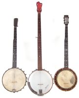 Lot 64 - Three five string Banjos