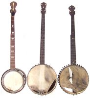 Lot 42 - Three five string banjos