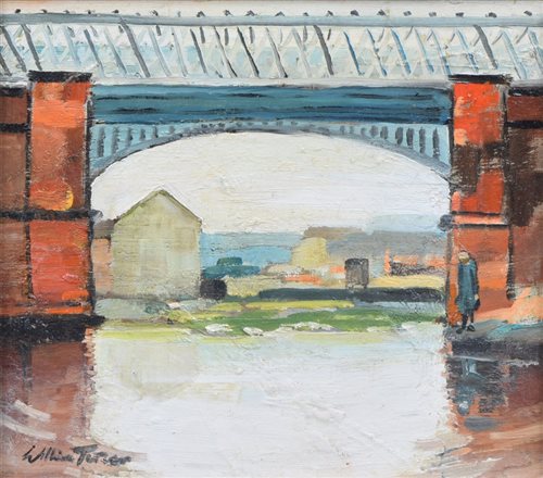 Lot 513 - William Turner, "The Potato Wharf", oil.