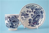 Lot 135 - Lowestoft coffee cup and saucer