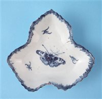 Lot 114 - Liverpool Chaffers leaf dish