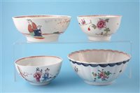 Lot 127 - Four Liverpool slop bowls