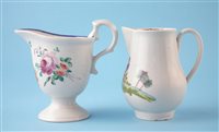 Lot 133 - Liverpool Pennington helmet shaped cream jug and one other