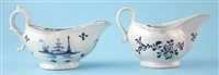 Lot 105 - Two Liverpool James Pennington cream boats