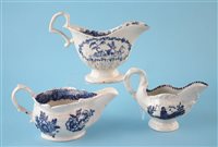 Lot 106 - Three Liverpool Penningtons cream boats