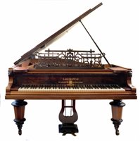 Lot 674 - Bechsteine Berlin grand piano.