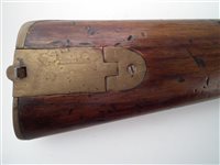 Lot 133 - Replica Baker rifle and sword bayonet.