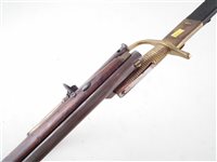 Lot 133 - Replica Baker rifle and sword bayonet.