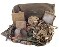 Lot 94 - Large collection of webbing and Sten gun magazines.