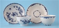 Lot 147 - Two Worcester tea bowls and saucers