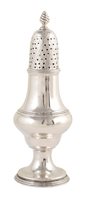 Lot 10 - Irish silver sugar shaker