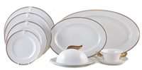 Lot 195 - Rosenthal Versace Medallion Meandre D'Or pattern dinner service
