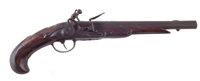 Lot 130 - Continental Flintlock holster pistol
