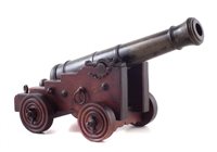 Lot 3 - 19th century model cannon