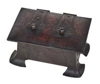 Lot 24 - An Arts & Crafts movement copper casket