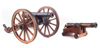Lot 5 - Two model cannons