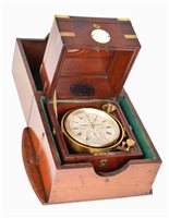 Lot 650 - A mid 19th century two-day marine chronometer by Thomas Roberts (34 Strand St. Liverpool).