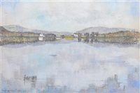 Lot 579 - Frederick Waveney, "Esthwaite Water," pastel.