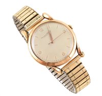 Lot 455 - A 1950’s 18ct gold International Watch Co. manual wind wristwatch