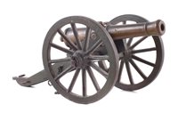 Lot 9 - Model of a Napoleonic field gun