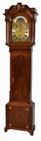 Lot 665 - A late 18th century mahogany longcase clock by Lomax, Blackburn.