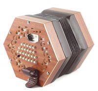 Lot 141 - Stagi English concertina in soft case