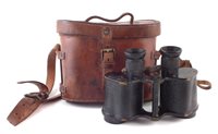 Lot 114 - Cased set of British military binoculars