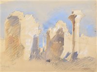Lot 307 - Hercules Brabazon Brabazon, "Karnak", watercolour.