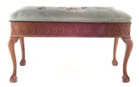 Lot 158 - Duet piano stool