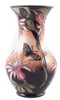 Lot 280 - Moorcroft Long wing vase