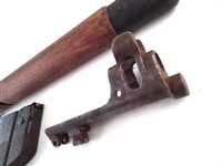 Lot 33 - Lee Enfield rifle parts.