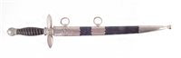 Lot 203 - Royal Yugoslavian 1937 Model Air Force dress dagger and scabbard